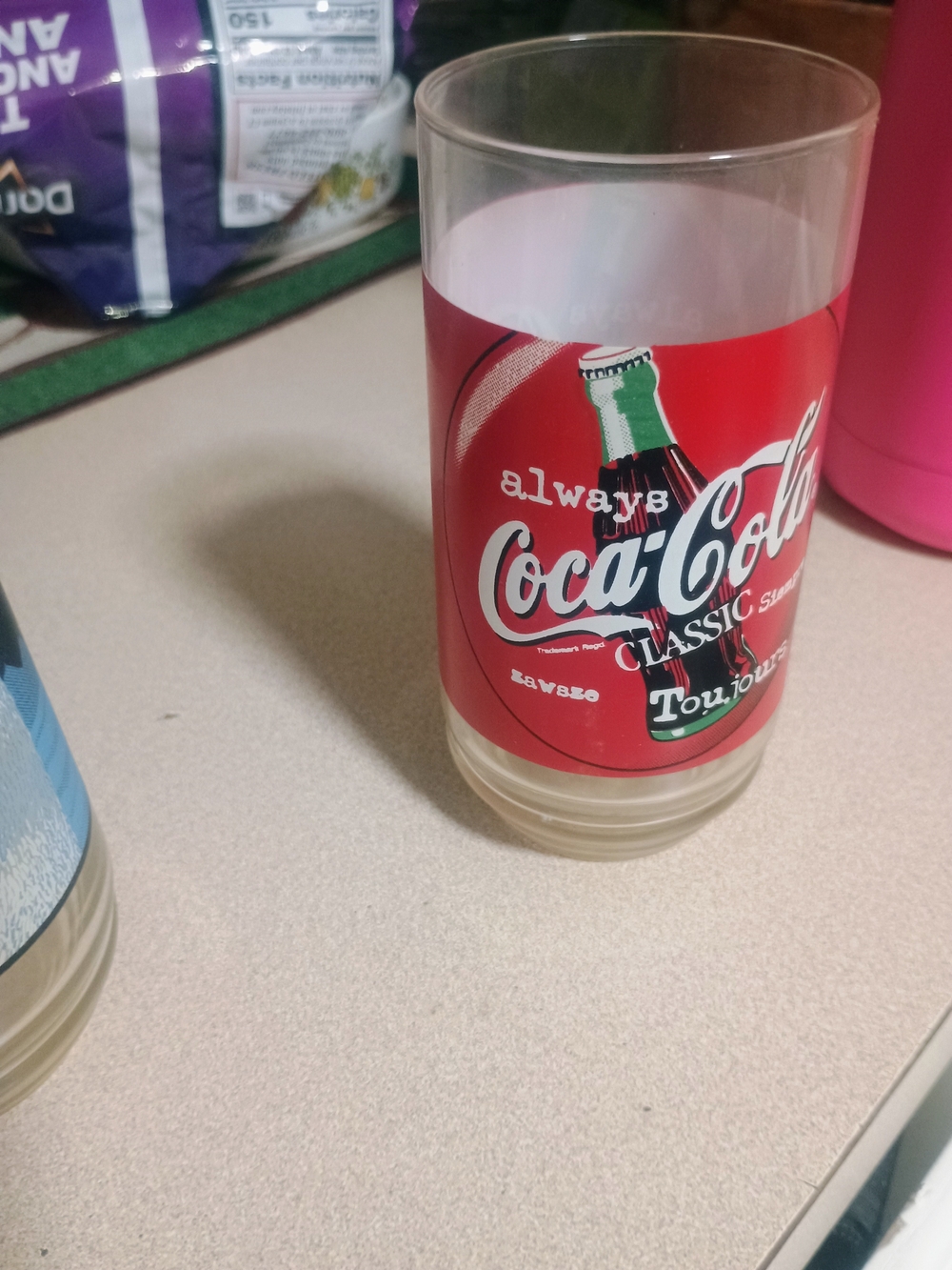 1997 Vintage Always Coca Cola Classic Drinking Glass 16 Oz. Set Of 6